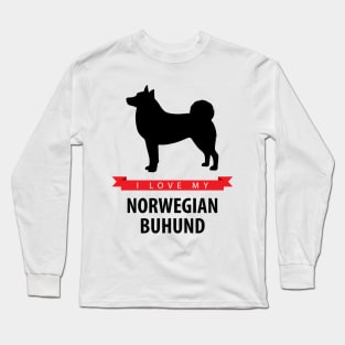 I Love My Norwegian Buhund Long Sleeve T-Shirt